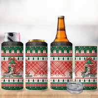 Personalized Cowgirl Boots Howdy Christmas 4 in 1 Can Cooler Tumbler Western Christmas - Wonder Print Shop