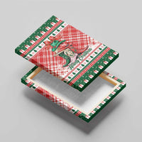 Cowgirl Boots Howdy Christmas Canvas Wall Art Western Christmas - Wonder Print Shop