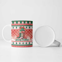 Personalized Cowgirl Boots Howdy Christmas Ceramic Mug Western Christmas - Wonder Print Shop