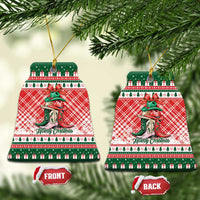 Cowgirl Boots Howdy Christmas Ceramic Ornament Western Christmas - Wonder Print Shop