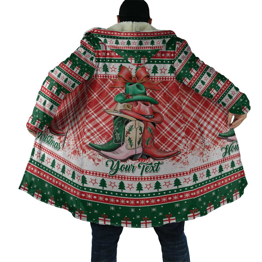 Personalized Cowgirl Boots Howdy Christmas Cloak Western Christmas - Wonder Print Shop