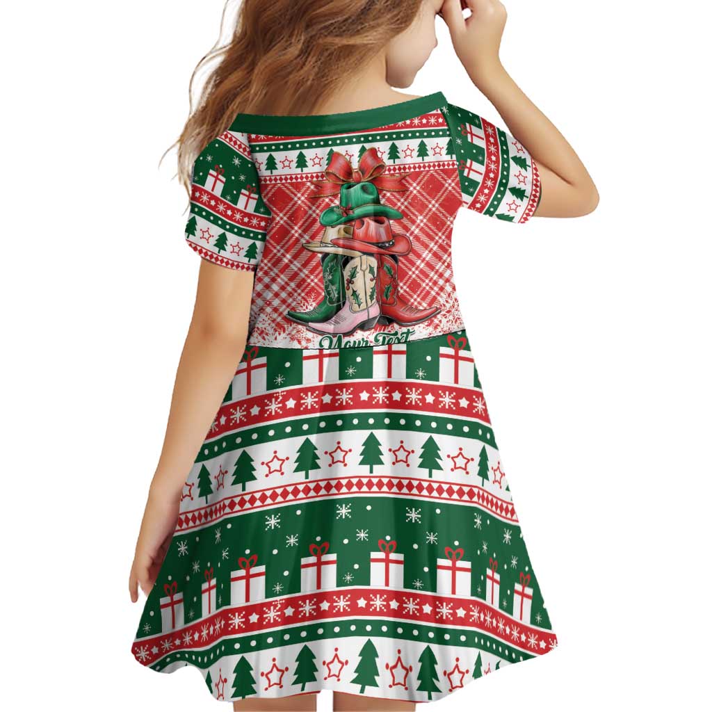 Personalized Cowgirl Boots Howdy Christmas Family Matching Off Shoulder Maxi Dress and Hawaiian Shirt Western Christmas - Wonder Print Shop