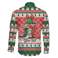 Personalized Cowgirl Boots Howdy Christmas Family Matching Off Shoulder Maxi Dress and Hawaiian Shirt Western Christmas - Wonder Print Shop