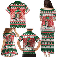 Personalized Cowgirl Boots Howdy Christmas Family Matching Puletasi and Hawaiian Shirt Western Christmas - Wonder Print Shop