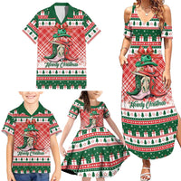 Personalized Cowgirl Boots Howdy Christmas Family Matching Summer Maxi Dress and Hawaiian Shirt Western Christmas - Wonder Print Shop