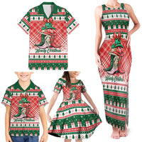 Personalized Cowgirl Boots Howdy Christmas Family Matching Tank Maxi Dress and Hawaiian Shirt Western Christmas - Wonder Print Shop