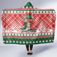 Cowgirl Boots Howdy Christmas Hooded Blanket Western Christmas - Wonder Print Shop