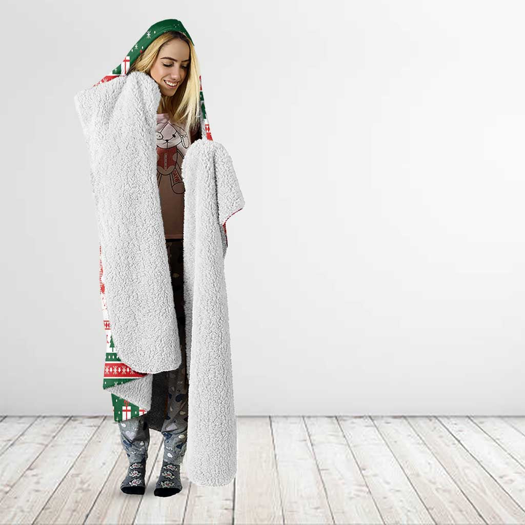 Cowgirl Boots Howdy Christmas Hooded Blanket Western Christmas - Wonder Print Shop