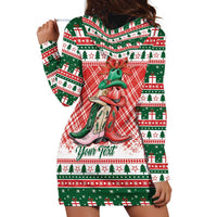 Personalized Cowgirl Boots Howdy Christmas Hoodie Dress Western Christmas - Wonder Print Shop