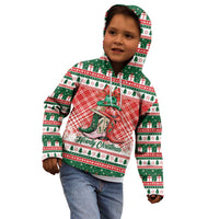 Personalized Cowgirl Boots Howdy Christmas Kid Hoodie Western Christmas - Wonder Print Shop