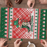 Cowgirl Boots Howdy Christmas Puzzle Western Christmas - Wonder Print Shop