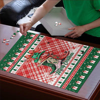 Cowgirl Boots Howdy Christmas Puzzle Western Christmas - Wonder Print Shop