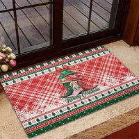 Cowgirl Boots Howdy Christmas Rubber Doormat Western Christmas - Wonder Print Shop
