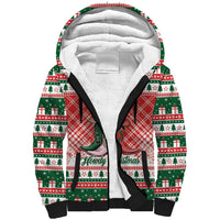 Personalized Cowgirl Boots Howdy Christmas Sherpa Hoodie Western Christmas - Wonder Print Shop