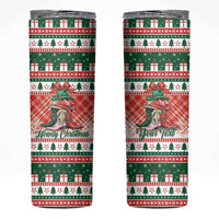 Personalized Cowgirl Boots Howdy Christmas Skinny Tumbler Western Christmas - Wonder Print Shop