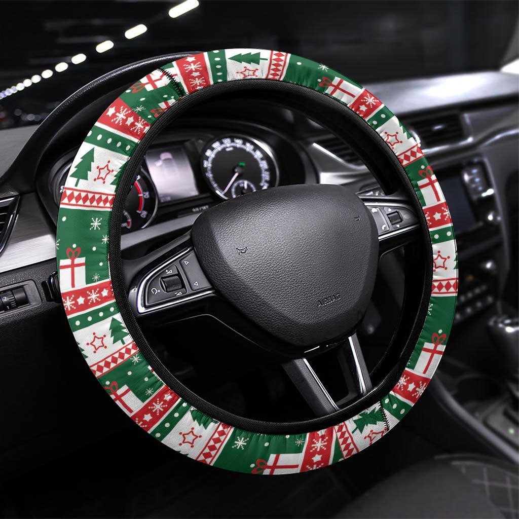 Cowgirl Boots Howdy Christmas Steering Wheel Cover Western Christmas - Wonder Print Shop