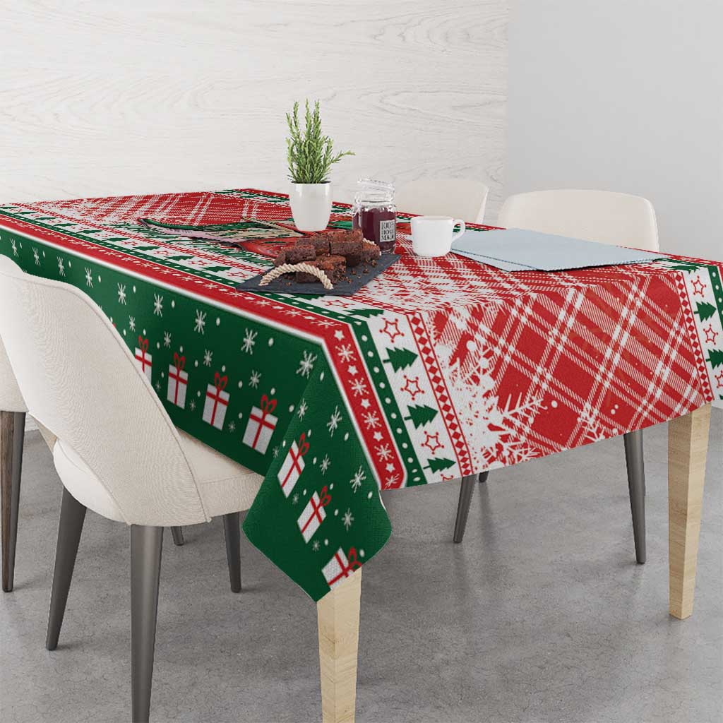 Cowgirl Boots Howdy Christmas Tablecloth Western Christmas - Wonder Print Shop