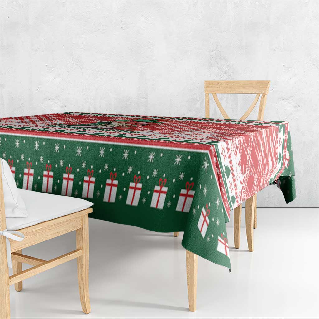 Cowgirl Boots Howdy Christmas Tablecloth Western Christmas - Wonder Print Shop