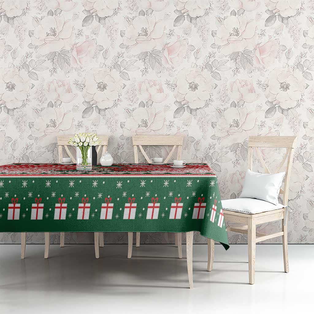 Cowgirl Boots Howdy Christmas Tablecloth Western Christmas - Wonder Print Shop