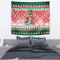 Cowgirl Boots Howdy Christmas Tapestry Western Christmas - Wonder Print Shop