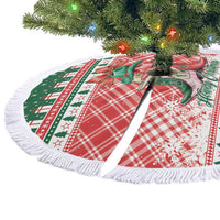 Cowgirl Boots Howdy Christmas Tree Skirt Western Christmas - Wonder Print Shop