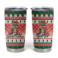 Personalized Cowgirl Boots Howdy Christmas Tumbler Cup Western Christmas - Wonder Print Shop