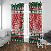 Cowgirl Boots Howdy Christmas Window Curtain Western Christmas - Wonder Print Shop