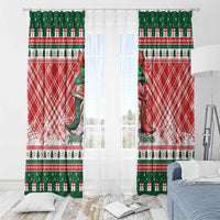 Cowgirl Boots Howdy Christmas Window Curtain Western Christmas - Wonder Print Shop
