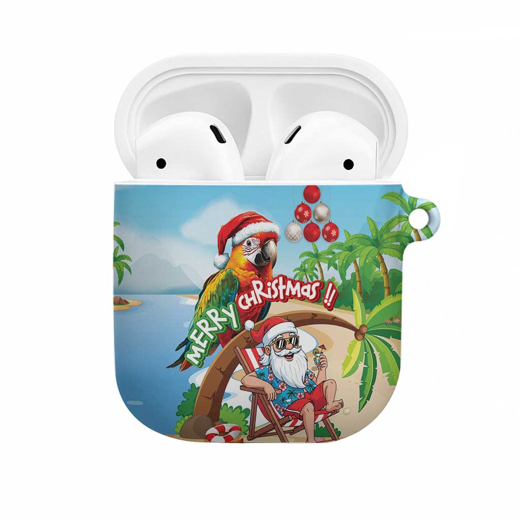 Hawaii Santa Parrot Christmas AirPods Case Summer Vibe - Wonder Print Shop