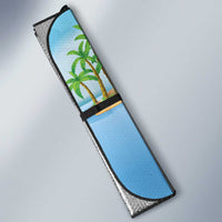 Hawaii Santa Parrot Christmas Auto Sun Shade Summer Vibe - Wonder Print Shop