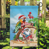 Hawaii Santa Parrot Christmas Garden Flag Summer Vibe - Wonder Print Shop