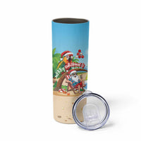 Personalized Hawaii Santa Parrot Christmas Skinny Tumbler Summer Vibe - Wonder Print Shop