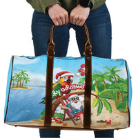 Hawaii Santa Parrot Christmas Travel Bag Summer Vibe - Wonder Print Shop