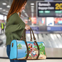 Hawaii Santa Parrot Christmas Travel Bag Summer Vibe - Wonder Print Shop