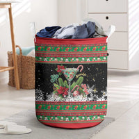Sip Sparkle Sleigh Christmas Margarita Laundry Basket Funny Christmas Spirit - Wonder Print Shop