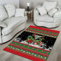 Sip Sparkle Sleigh Christmas Margarita Area Rug Funny Christmas Spirit - Wonder Print Shop