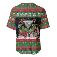Sip Sparkle Sleigh Christmas Margarita Baseball Jersey Funny Christmas Spirit - Wonder Print Shop