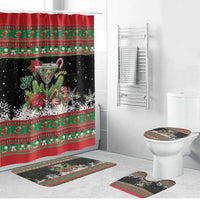 Sip Sparkle Sleigh Christmas Margarita Bathroom Set Funny Christmas Spirit - Wonder Print Shop