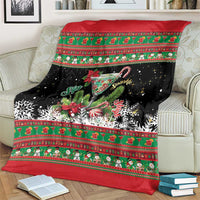 Sip Sparkle Sleigh Christmas Margarita Blanket Funny Christmas Spirit - Wonder Print Shop