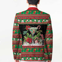 Sip Sparkle Sleigh Christmas Margarita Blazer Funny Christmas Spirit - Wonder Print Shop