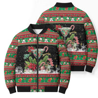 Sip Sparkle Sleigh Christmas Margarita Bomber Puffer Jacket Funny Christmas Spirit - Wonder Print Shop