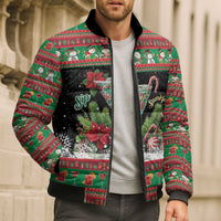 Sip Sparkle Sleigh Christmas Margarita Bomber Puffer Jacket Funny Christmas Spirit - Wonder Print Shop