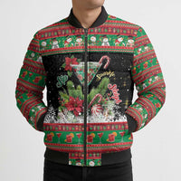 Sip Sparkle Sleigh Christmas Margarita Bomber Puffer Jacket Funny Christmas Spirit - Wonder Print Shop
