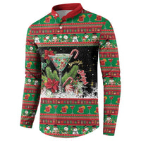 Sip Sparkle Sleigh Christmas Margarita Button Sweatshirt Funny Christmas Spirit - Wonder Print Shop
