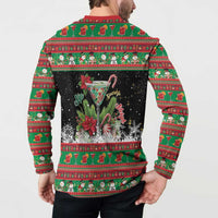 Sip Sparkle Sleigh Christmas Margarita Button Sweatshirt Funny Christmas Spirit - Wonder Print Shop