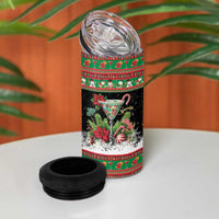 Sip Sparkle Sleigh Christmas Margarita 4 in 1 Can Cooler Tumbler Funny Christmas Spirit - Wonder Print Shop