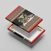 Sip Sparkle Sleigh Christmas Margarita Canvas Wall Art Funny Christmas Spirit - Wonder Print Shop