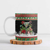 Sip Sparkle Sleigh Christmas Margarita Ceramic Mug Funny Christmas Spirit - Wonder Print Shop