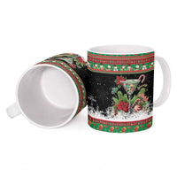 Sip Sparkle Sleigh Christmas Margarita Ceramic Mug Funny Christmas Spirit - Wonder Print Shop