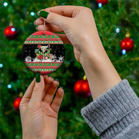 Sip Sparkle Sleigh Christmas Margarita Ceramic Ornament Funny Christmas Spirit - Wonder Print Shop